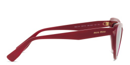 Shop MIU MIU Cat-Eye Sunglasses in Bordeaux online.