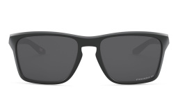 Oakley Sylas Rectangle Sunglasses in Matte Black – Product Photo 1