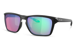 Shop Oakley Rectangle Sunglasses in Matte Black Ink online.
