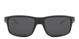 Oakley Gibston Rectangle Sunglasses in Matte Black – Product Photo 1
