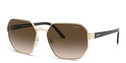 PRADA Irregular Sunglasses in Pale Gold – Product Photo 2