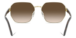 PRADA Irregular Sunglasses in Pale Gold – Product Photo 4