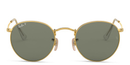 Ray-Ban Round Metal Sunglasses in Gold – Product Photo 1