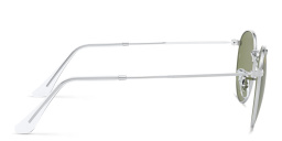 Ray-Ban Round Metal Sunglasses in Silver – Product Photo 3