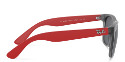 Ray-Ban Junior Kids Wayfarer Square Sunglasses in Transparent Grey – Product Photo 3