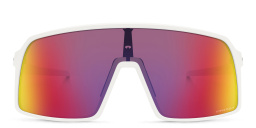Oakley Sutro Oversized Mask Sunglasses in Matte White – Product Photo 1