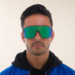 Oakley Sutro Mask Sunglasses in Grey Ink – Product Photo 5