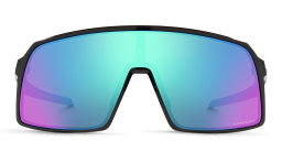 Oakley Sutro Oversized Mask Sunglasses in Polished Black – Product Photo 1