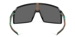 Oakley Sutro Oversized Mask Sunglasses in Matte Black – Product Photo 4