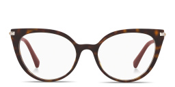 Stud Cat-Eye Eyeglasses من فالنتينو بلون مموه - صورة المنتج 1