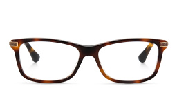 JIMMY CHOO Rectangle Eyeglasses in Havana – Product Photo 1