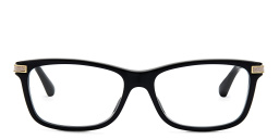 JIMMY CHOO Rectangle Eyeglasses in Black – Product Photo 1