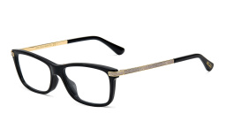 JIMMY CHOO Rectangle Eyeglasses in Black – Product Photo 2