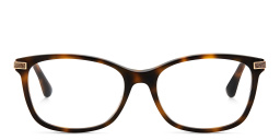 JIMMY CHOO Square Eyeglasses in Havana – Product Photo 1