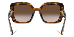 VALENTINO Square Sunglasses in Havana – Product Photo 4