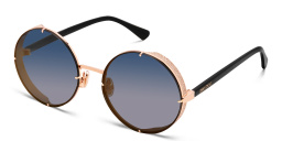 JIMMY CHOO Lilo/S Round Sunglasses in Gold Blue – Product Photo 2