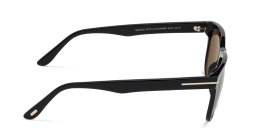 نظارة شمسية مربعة من توم فورد بلون أسود لامع - صورة المنتج 3