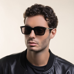 Cartier Première de Cartier Rectangle Sunglasses in Black – Product Photo 6