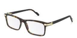 Shop Cartier Première de Cartier Rectangle Eyeglasses in Havana online.