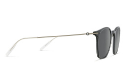 MONTBLANC Panthos Sunglasses in Silver – Product Photo 3