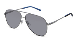 Shop MONTBLANC Pilot Sunglasses in Grey online.