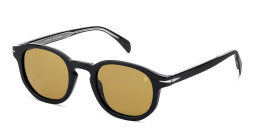 DAVID BECKHAM Round Sunglasses in Black – Product Photo 2