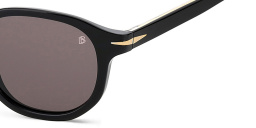 DAVID BECKHAM Round Sunglasses in Black – Product Photo 3