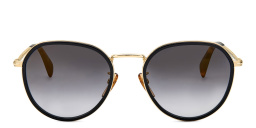 DAVID BECKHAM Round Sunglasses in Black – Product Photo 1