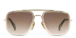 DAVID BECKHAM Pilot Sunglasses in Gold – Product Photo 1