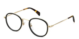 نظارة طبية دائرية من ديفيد بيكهام بلون أسود - صورة المنتج 2