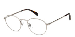 Shop DAVID BECKHAM Panthos Eyeglasses in Ruthenium online.