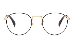 DAVID BECKHAM Talisman Panthos Eyeglasses in Gold – Product Photo 1