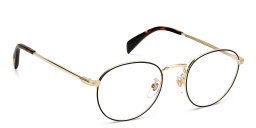 DAVID BECKHAM Talisman Panthos Eyeglasses in Gold – Product Photo 3