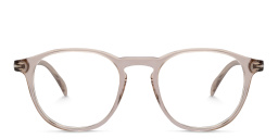 DAVID BECKHAM Panthos Eyeglasses in Beige – Product Photo 1