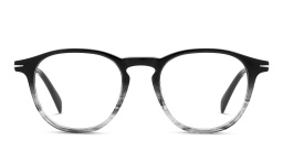 DAVID BECKHAM Panthos Eyeglasses in Black Horn – Product Photo 1