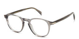 DAVID BECKHAM Panthos Eyeglasses in Grey – Product Photo 2