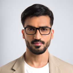 DAVID BECKHAM Rectangle Eyeglasses in Black – Product Photo 4