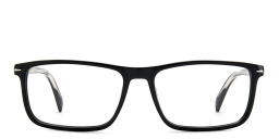 DAVID BECKHAM Rectangle Eyeglasses in Black – Product Photo 1