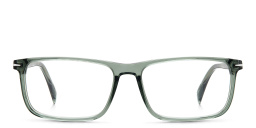 Rectangle Eyeglasses من ديفيد بيكهام بلون أخضر - صورة المنتج 1