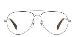 DAVID BECKHAM Wide Aviator Eyeglasses in Ruthenium – Product Photo 1