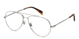 DAVID BECKHAM Wide Aviator Eyeglasses in Ruthenium – Product Photo 2