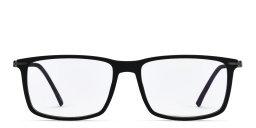 Silhouette Rectangle Eyeglasses in Black – Product Photo 1
