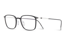 Silhouette Square Eyeglasses in Black – Product Photo 2