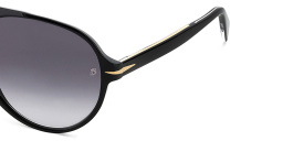 DAVID BECKHAM Aviator Sunglasses in Black – Product Photo 3