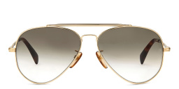 DAVID BECKHAM Pilot Sunglasses in Gold – Product Photo 1