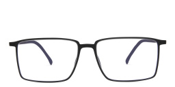 Silhouette Rectangle Eyeglasses in Black – Product Photo 1