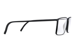 Silhouette Rectangle Eyeglasses in Black – Product Photo 3