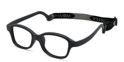 Mira Flex Kids Square Eyeglasses in Grey – Product Photo 2