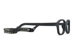 Mira Flex Kids Square Eyeglasses in Grey – Product Photo 3