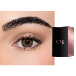 Shop Lensme Monthly Color Contact Lenses - Honey online.